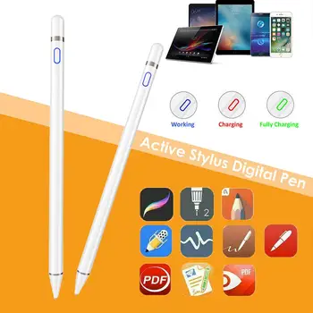 Univerzális Kapacitív Stlus érintőképernyő Toll Smart Pen IOS/Android Rendszer Apple iPad Telefon Smart Pen Stylus Ceruza Touch Toll 1