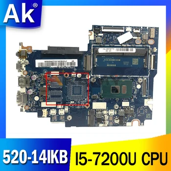 CIUYA a nyomtatási méret kiválasztása SA SB SD-LA-E541P 5B20N67526 A Lenovo Yoga 520-14IKB Flex 5-1470 Laptop Alaplap I5-7200U CPU DDR4