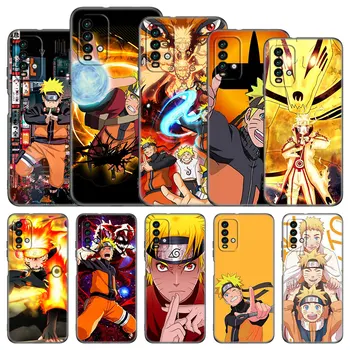 Anime Uzumaki-N-Naruto Telefon Esetében A Xiaomi Redmi Megjegyzés 11 10 9 8 T Pro 10S 5G 9A 9B 9S Puha TPU Fekete Borító coque közelében Érdekesség