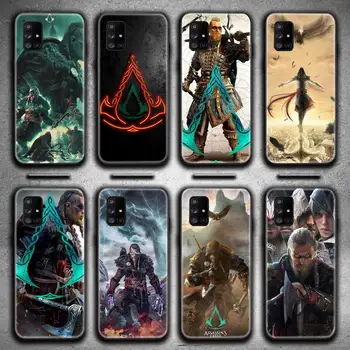 Játék Assassins Creed Valhala Telefon tok Samsung Galaxy A52 A21S A02S A31 A12 A81 A10 a30-as A32 A50 A80 A71 a51-es 5G 0